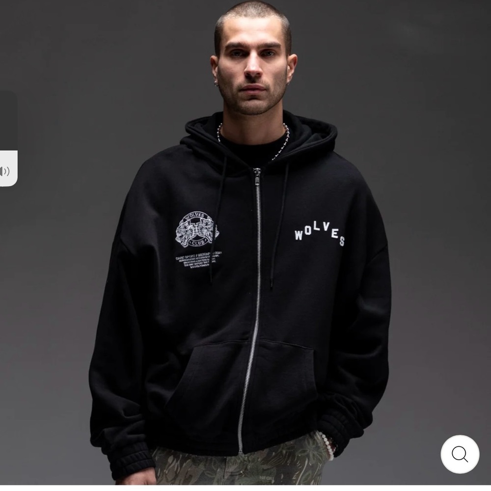 Darcsport PYRAMID V2 "CHAMBERS" ZIP HOODIE IN BLACK
